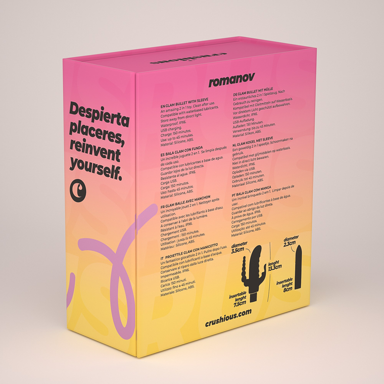 ROMANOV VIBRADOR CLÁSSICO COM MANGA DE SILICONE AMOVÍVEL 5