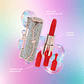VIBRADOR COM 4 ACESSÓRIOS TIFFANY LIPSTICK AZUL LOVELINE - Thumbnail 1