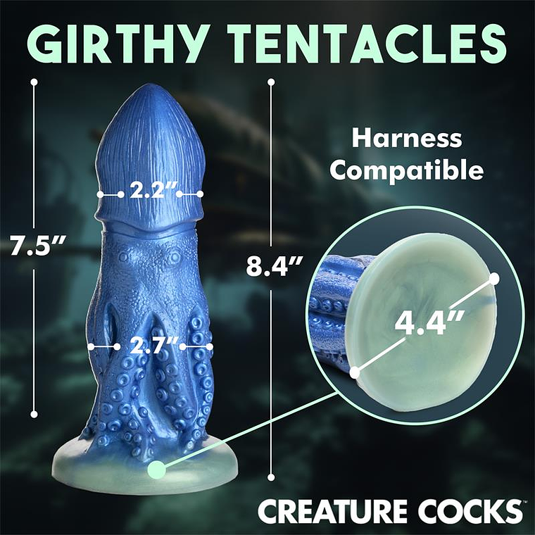 CREATURE COCKS Cocktopus Dildo Tentáculo Silicone 4