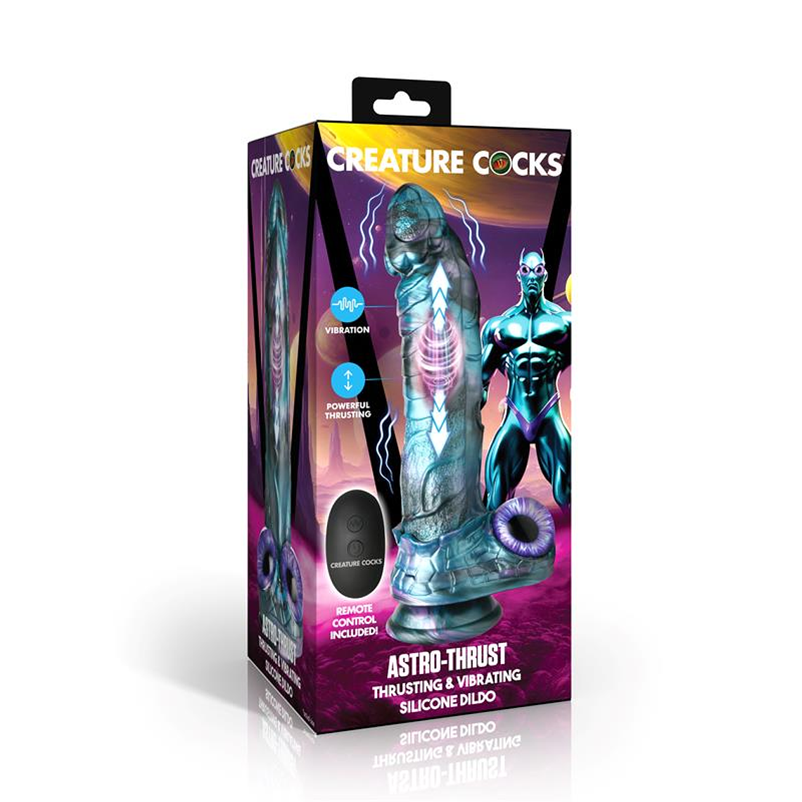 CREATURE COCKS Astro-Thrust Vibrador e Penetrante 8