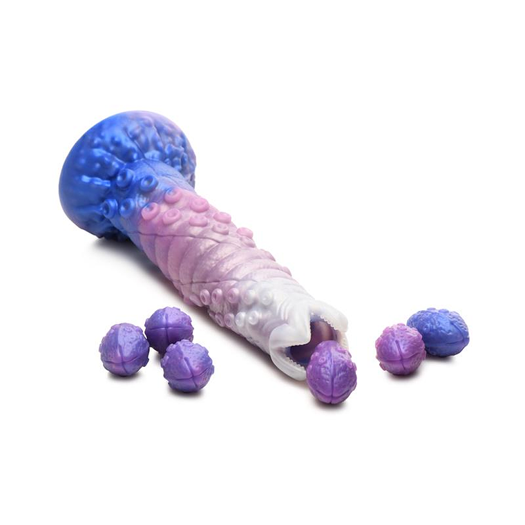 CREATURE COCKS Tenta-Queen Dildo Ovipositor com 6 Ovos 5