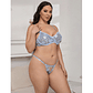 CONJUNTO DE SUTIÃ E CUECA COM BORDADO FLORAL AZUL CLARO  - Thumbnail 7