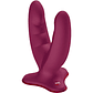 FUN FACTORY - RYDE DUPLO DILDO VINHO VERMELHO - Thumbnail 1