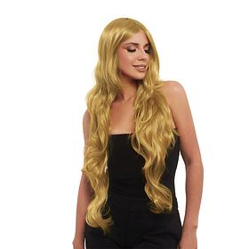 Peluca Nicol Rizada Rubia 80 Cms