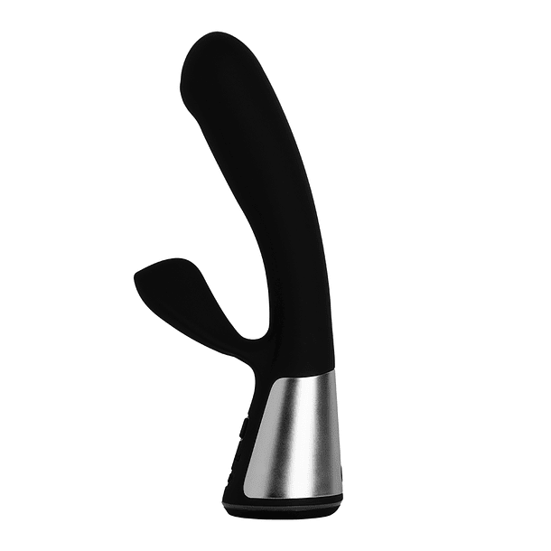 Vibrador Doble Estimulación Fuse Black Controlado por APP Global by Kiiro 3