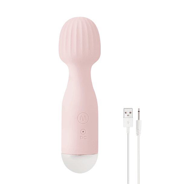 Mini Vibrating Wand Sex Bowling Pins Pink 4