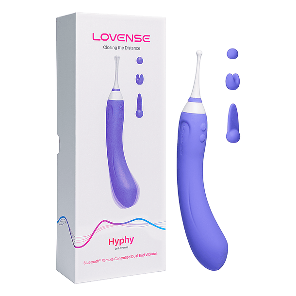 Vibrador Clitorial y Punto G Hyphy Controlado por APP Global By Lovense 2