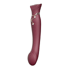 Set Vibrador de Lujo Queen Wine Red Controlado por APP Bluetooth by ZALO 8