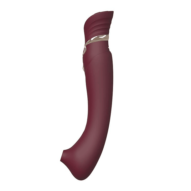 Set Vibrador de Lujo Queen Wine Red Controlado por APP Bluetooth by ZALO 13