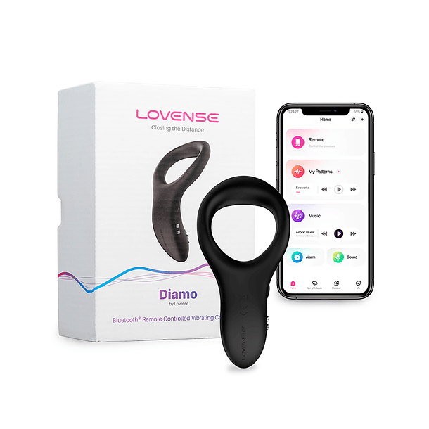 Anillo Vibrador Diamo Controlado por APP Global by Lovense 3