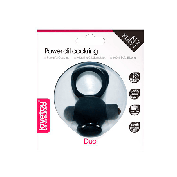 Anillo Power Clit Duo Silicone 1