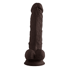 Dildo Model 1 (8'') Brown 2