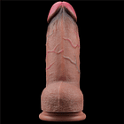 9.5'' Dual Layered Silicone Cock XXL 3