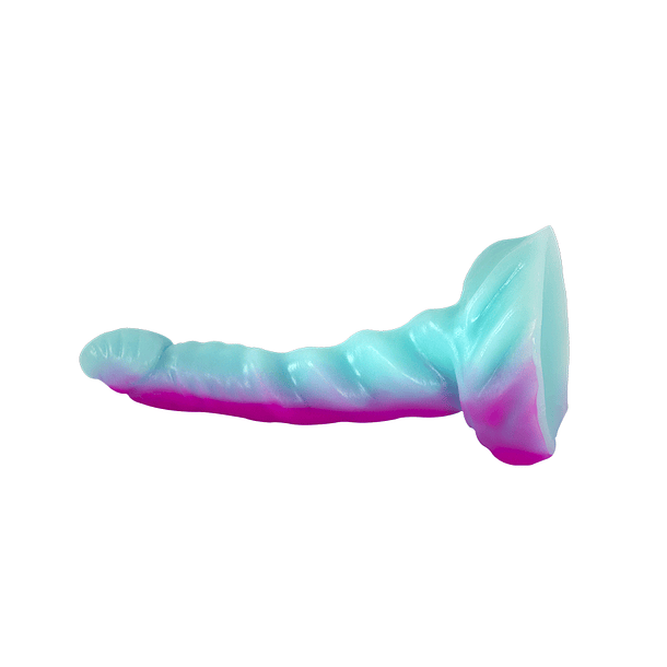 Dildo Anfibio Mediano Verde Fucsia 7