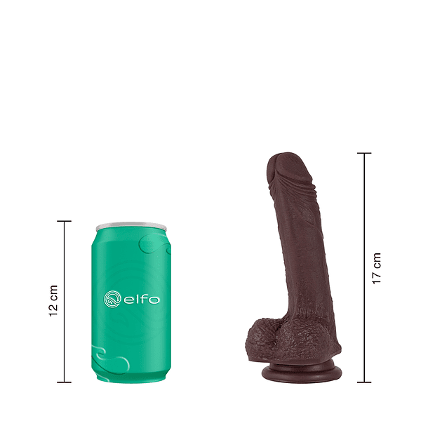 Dildo Uriel Chocolate Nude 2