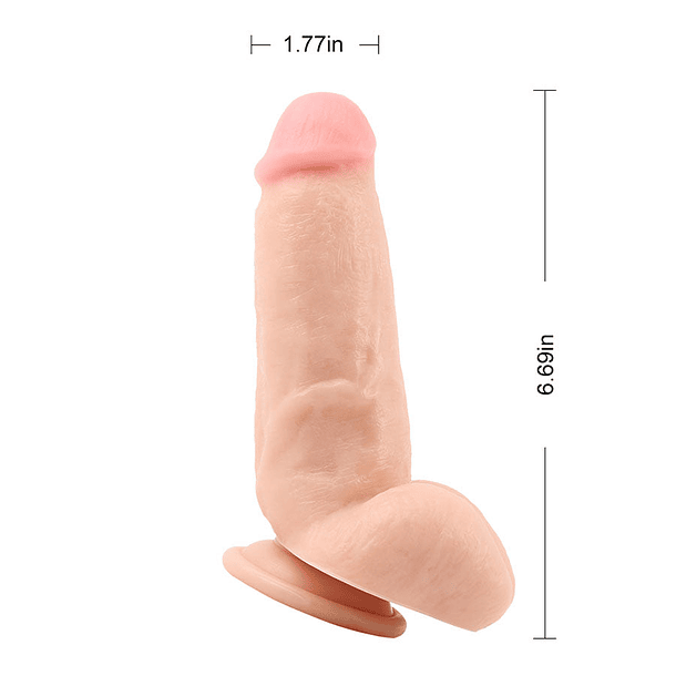 Dildo Troy Bell 6.5'' Flesh 5