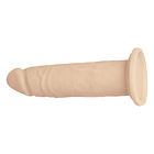 Premium Silicone Realistic Medio Torso de Dildo Intercambiable Caramel 7