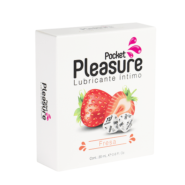 Lubricante Íntimo Fresa x 20 ml by Pocket Pleasure 3