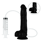 Dildo Paul Black Sistema Cum 5