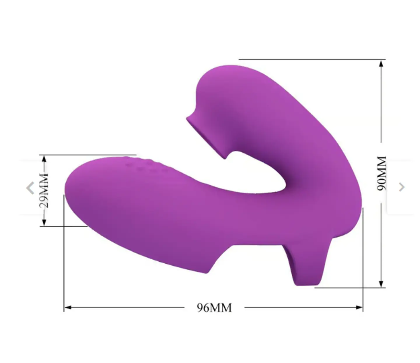 FUNDA VIBRADORA PARA DEDO -ESTIMULADOR DE CLITORIS – ATHENA USB 4