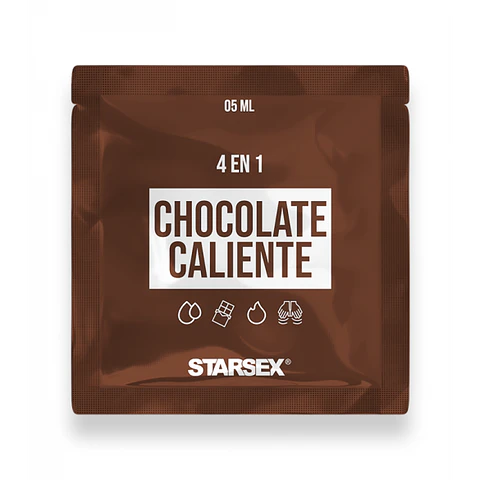 Sachet Lubricante 4 En 1 Chocolate Caliente Starsex 5ml