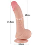 DILDO REALISTA LOVETOY DOBLE CAPA SLIDING SKIN 7.5 - Miniatura 2