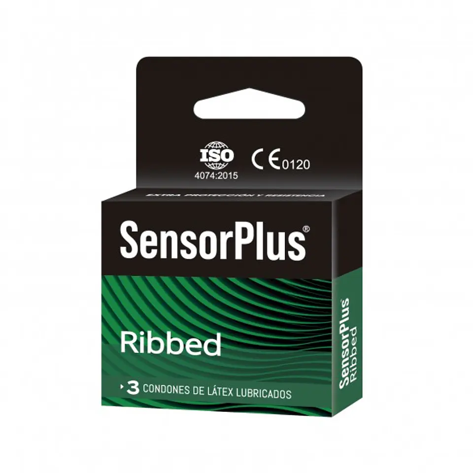 Preservativos Sensor Plus - Ribbed 1