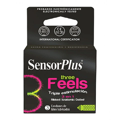 Preservativos SensorPlus - THREE FEELS