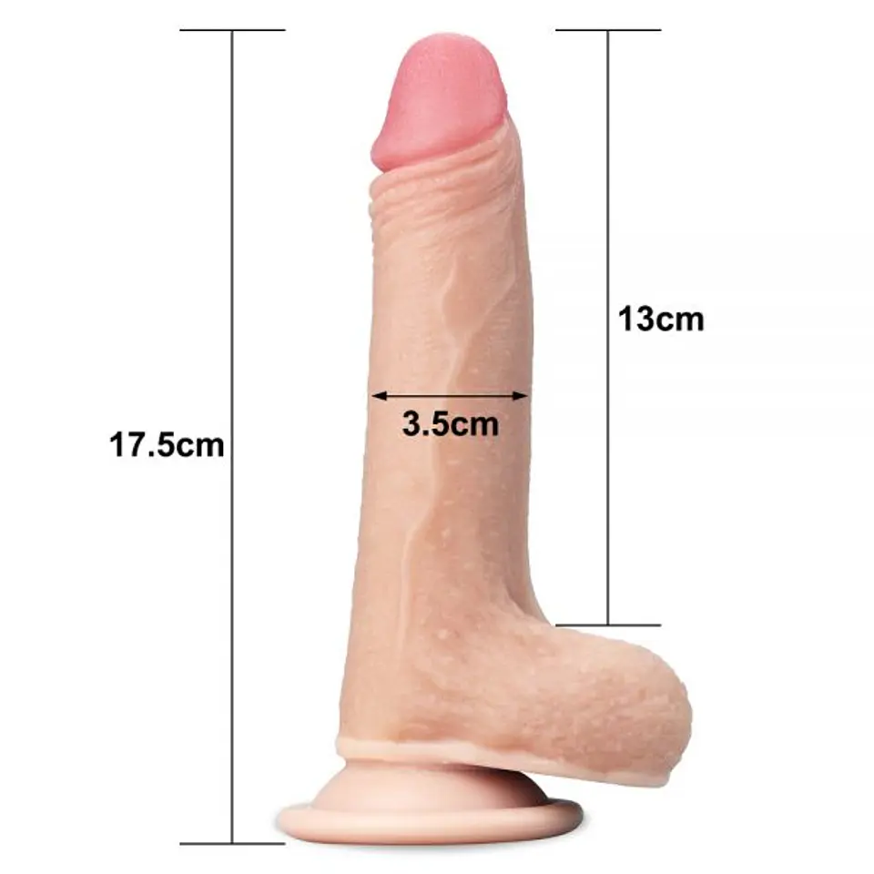 DILDO REALISTA DOBLE CAPA SLIDING-SKIN 7.0 4
