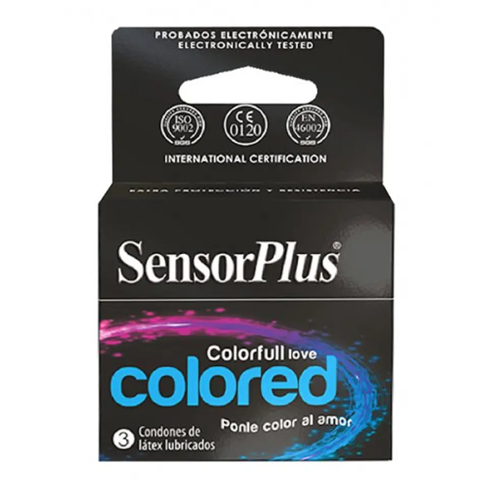 Preservativos Sensor Plus-Colored 1