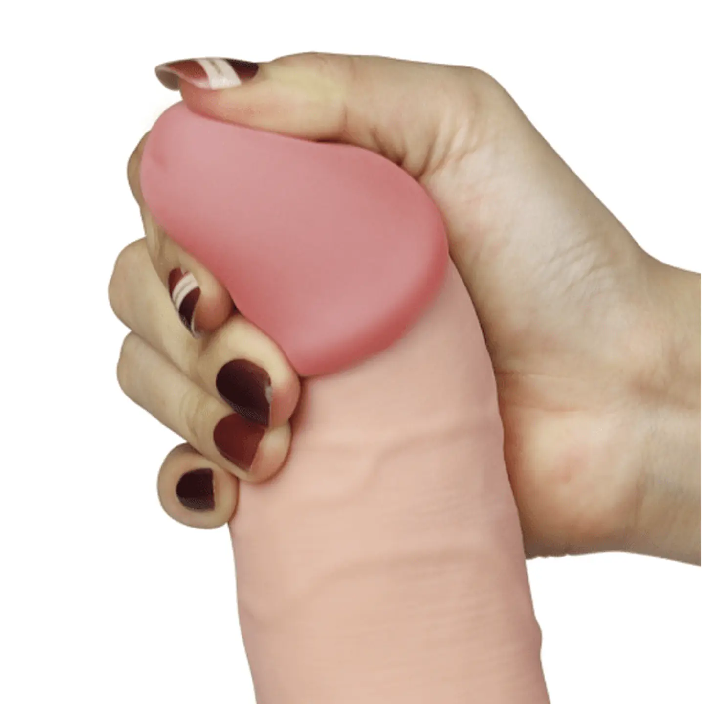 Vibrador The Ultra Soft Dude 8.8 LONG con Sopapo LOVETOY 4