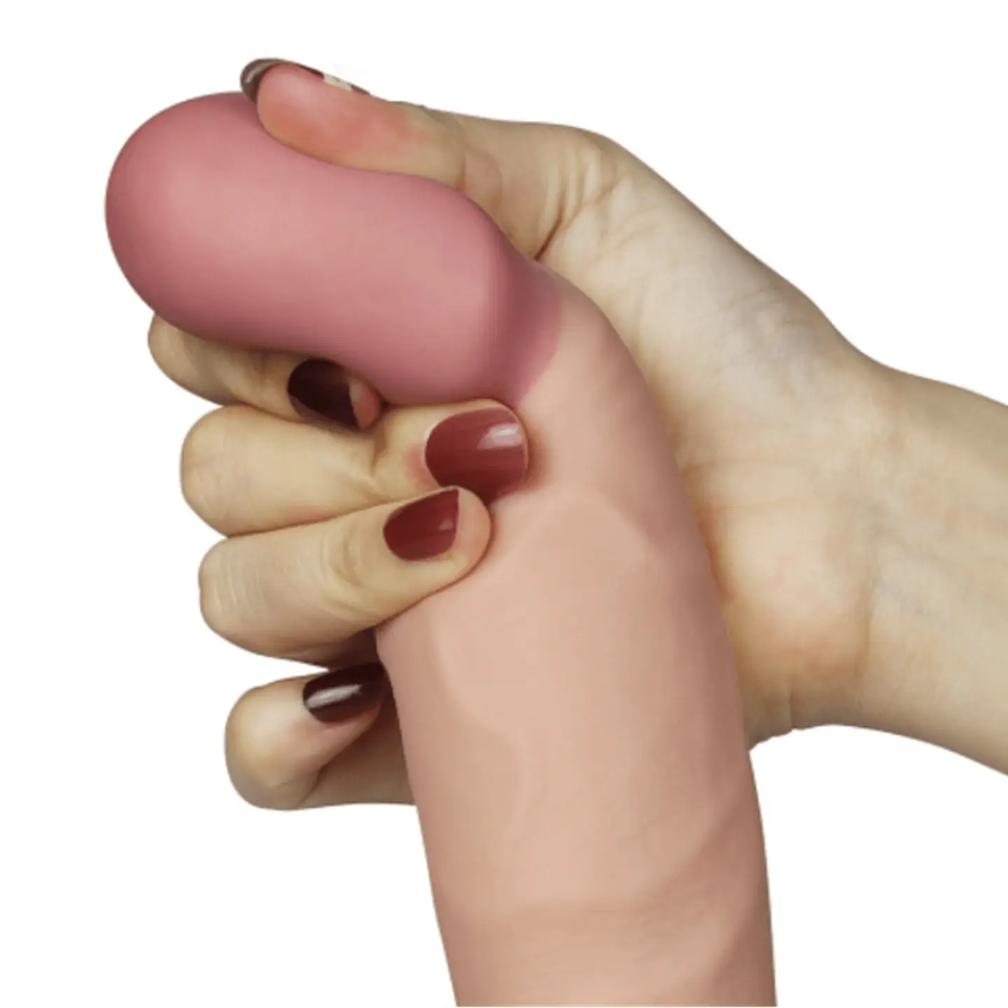 Vibrador The Ultra Soft Dude 9.0 LONG con Sopapo LOVETOY 4
