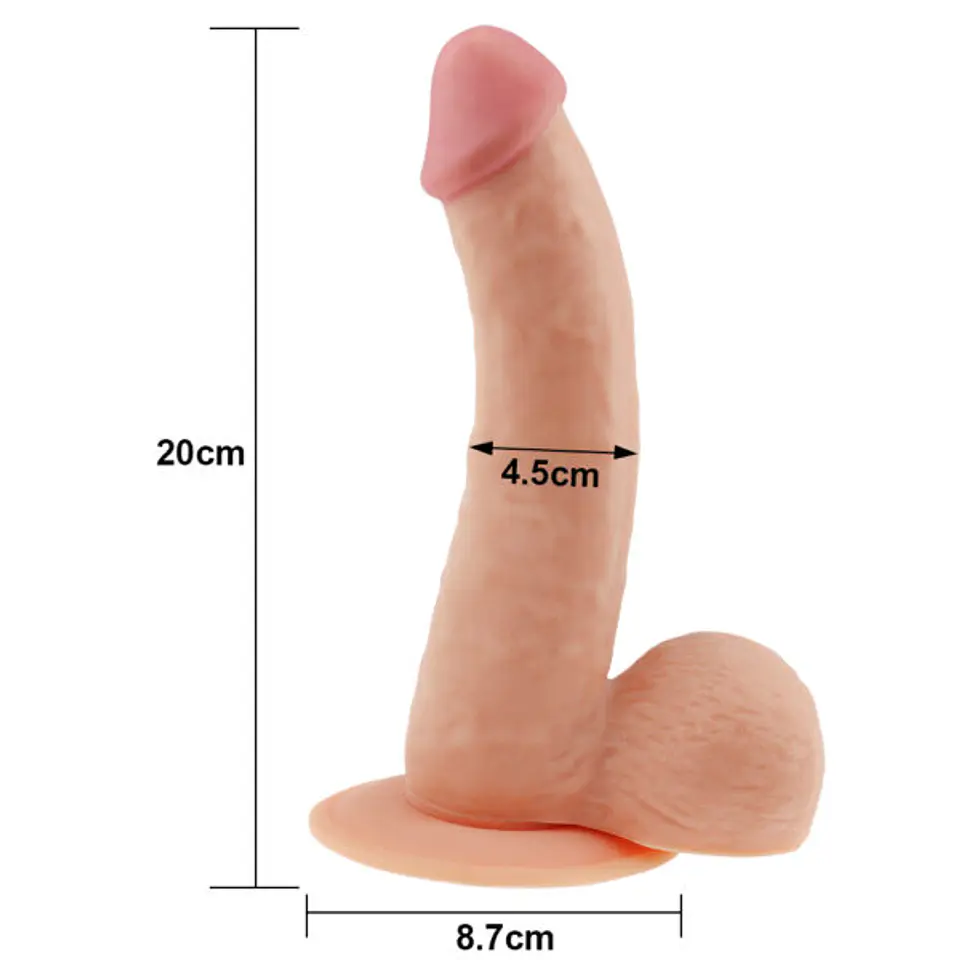 Consolador THE ULTRA SOFT DUDE 8.8  6