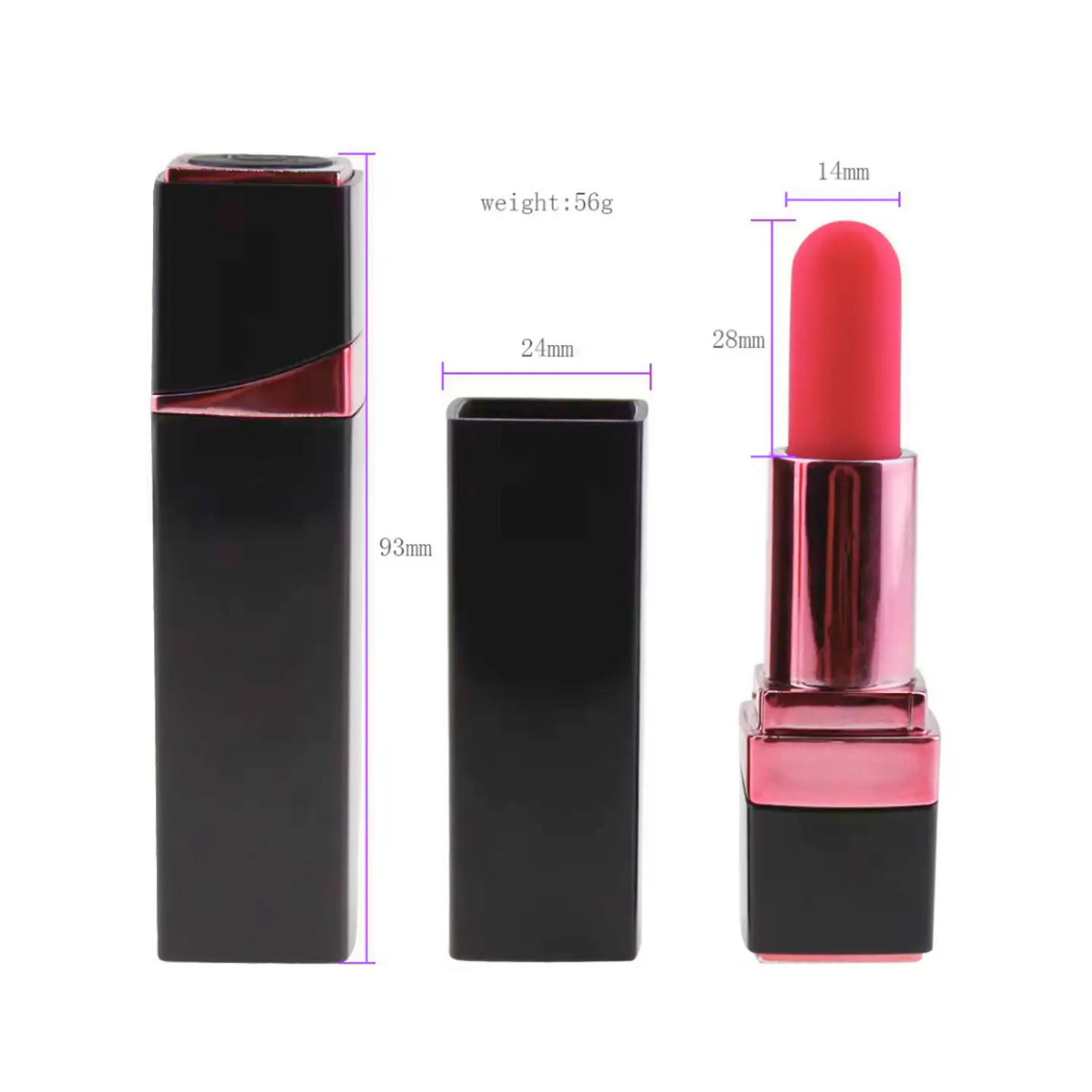 Labial vibrador USB Multivelocidad 4