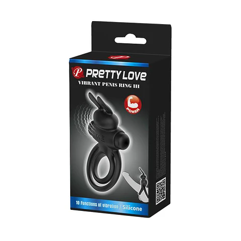 PRETTYLOVE ANILLO VIBRADOR VIBRANT PENIS RING III