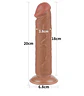 DILDO REALISTA DOBLE CAPA SLIDING-SKIN MULATO 8.0 - Miniatura 2