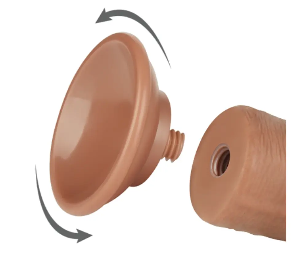 DILDO REALISTA DOBLE CAPA SLIDING-SKIN MULATO 8.0 4
