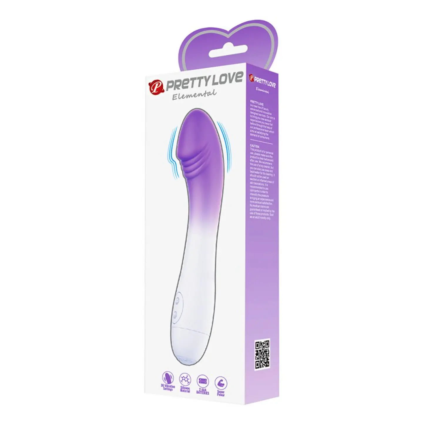 Elemental Vibrador Punto G - Morado Gradient 1