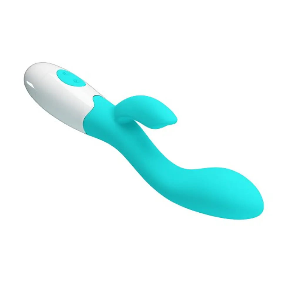 Brighty Vibrador Dual - Turquesa 5