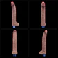 Vibrador Realista Lovetoy con testículos Real Softee USB  - Miniatura 4