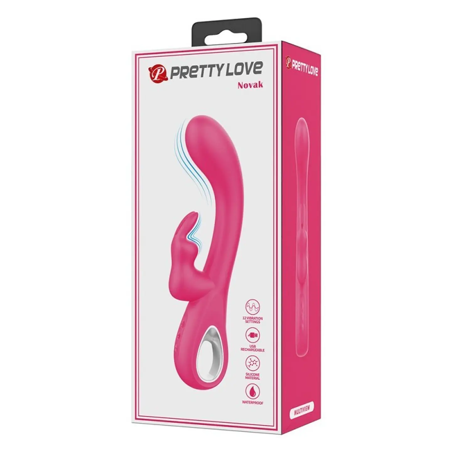 Novak Vibrador Dual Pretty love  Recargable 1