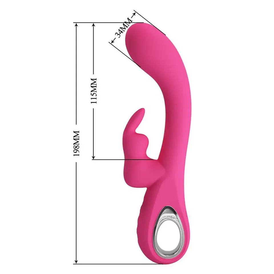 Novak Vibrador Dual Pretty love  Recargable 2