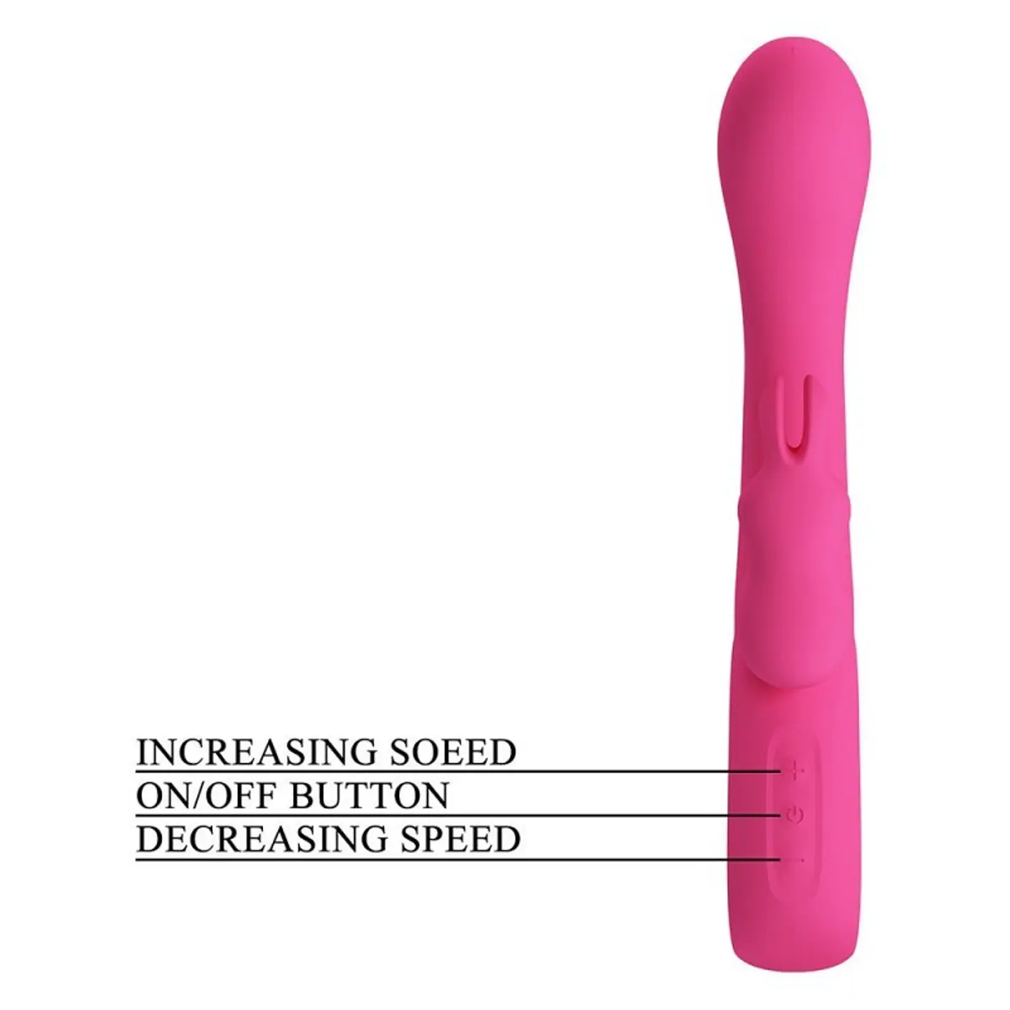 Novak Vibrador Dual Pretty love  Recargable 4