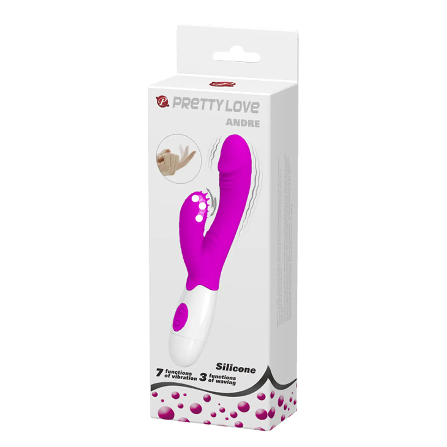 Vibrador Doble Estimulación Pretty Love ANDRE 1