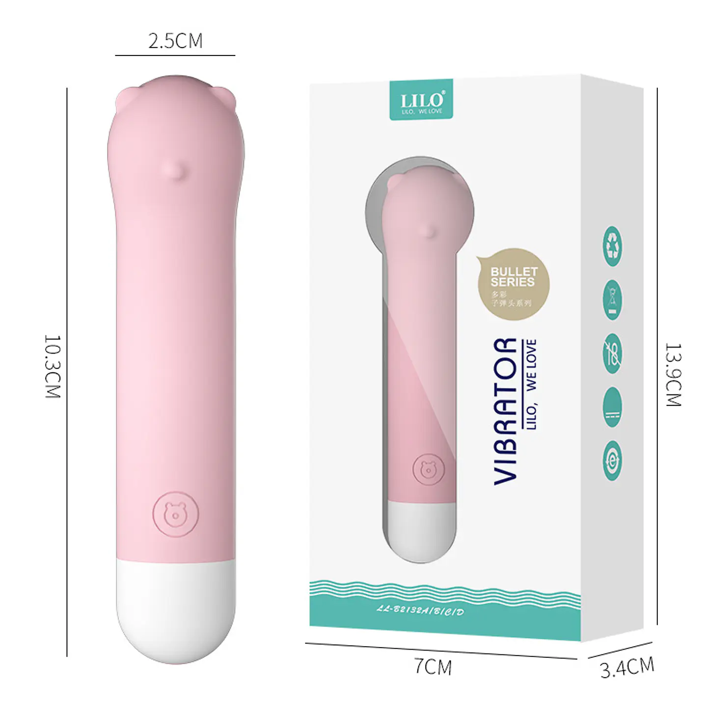 Bala vibradora Lilo Bear 1