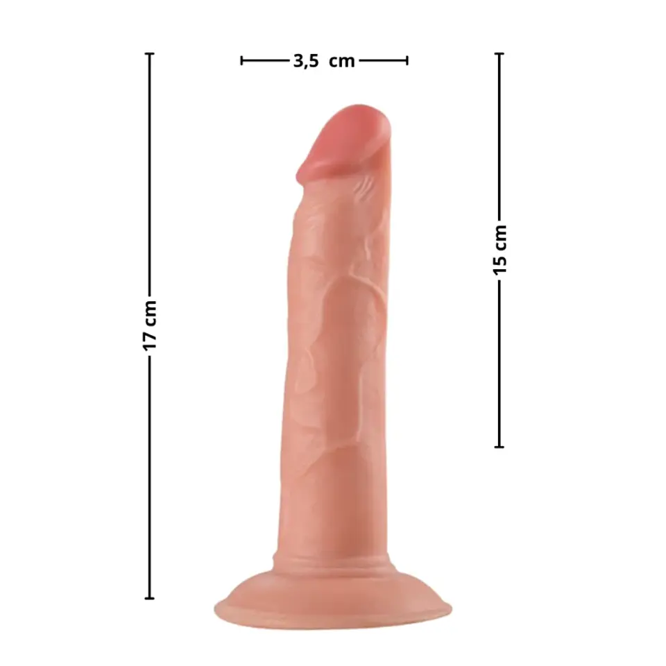 Dildo realista Enzo 17cm  3