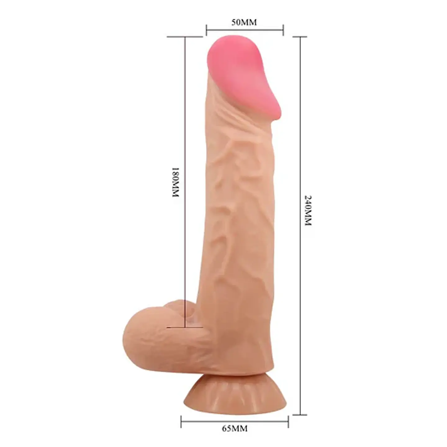Vibrador Flexible con piel extensible 