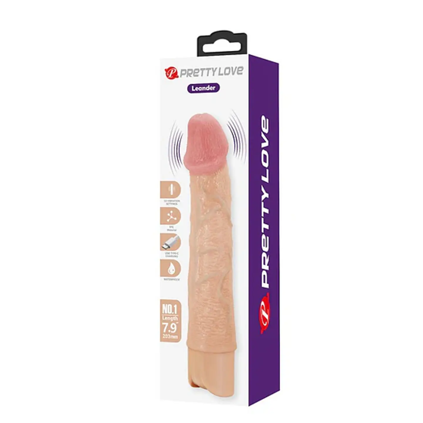 VIBRADOR USB PRETTY LOVE - LEANDER 4
