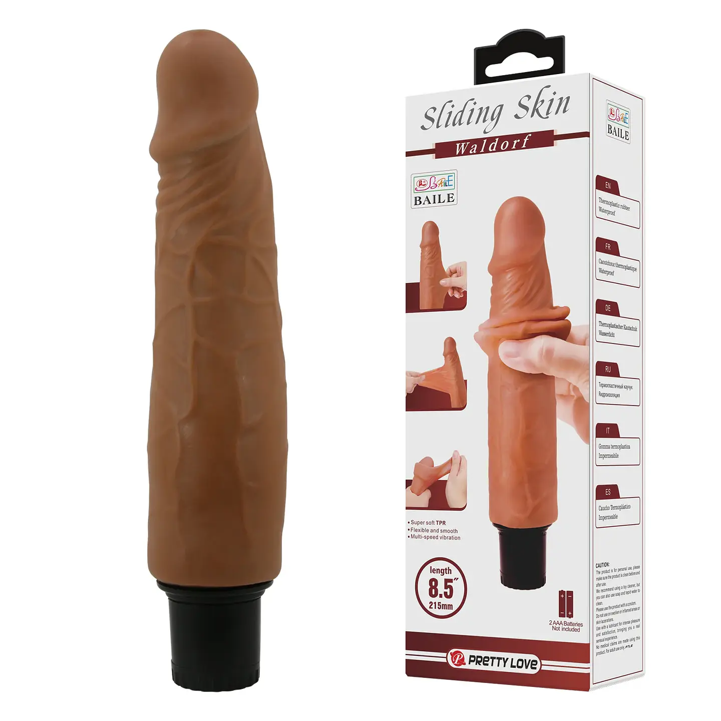 VIBRADOR WALDORF  (sliding skin) 1