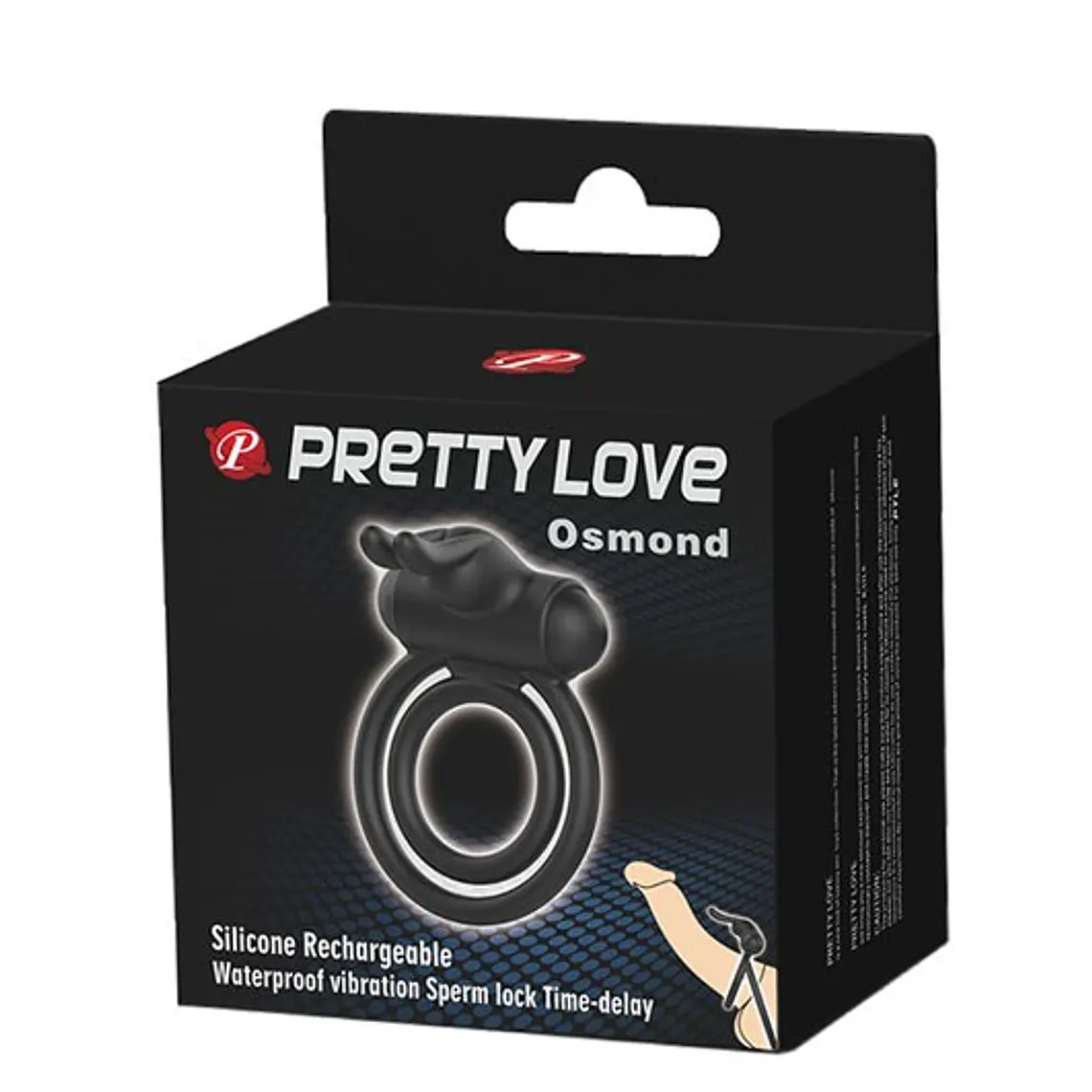 Anillo Vibrador  Doble Osmond Con Estimulador de Clítoris 2